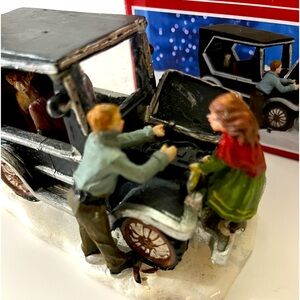 Daddy and Daughter Holiday Time Vintage Truck, Christmas Decor